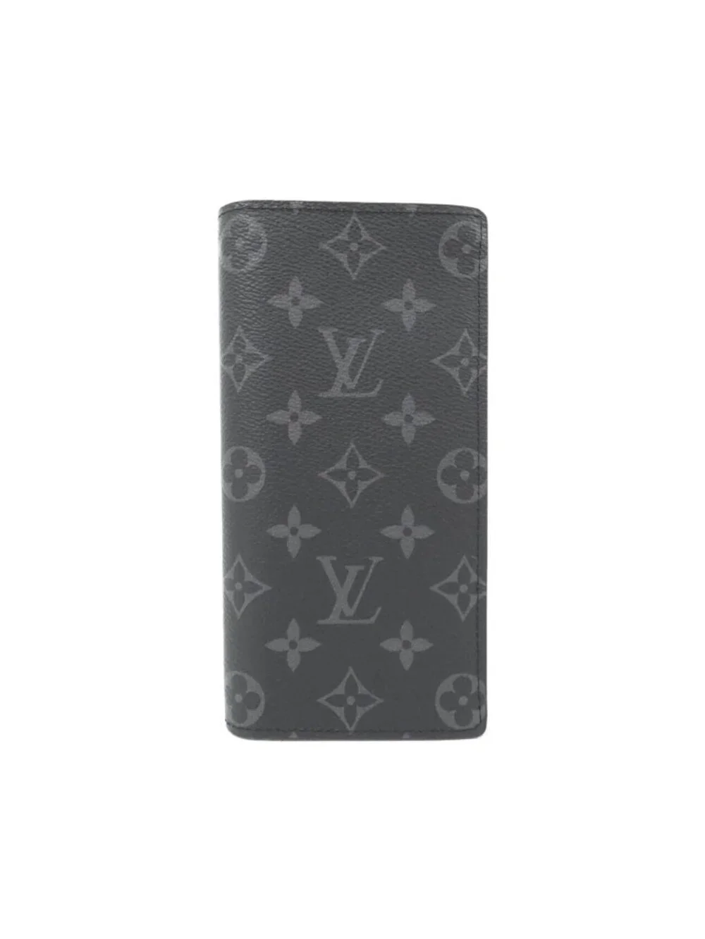 Louis Vuitton Monogram Eclipse Portefeuille Brazza Wallet